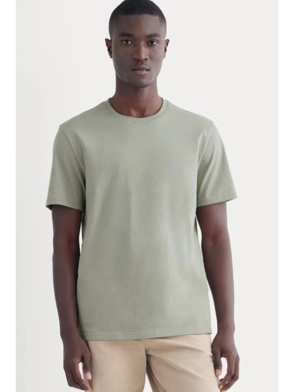Everlane The Essential Organic Crewneck Tee Men's Size Large in Sage Green NWT!
